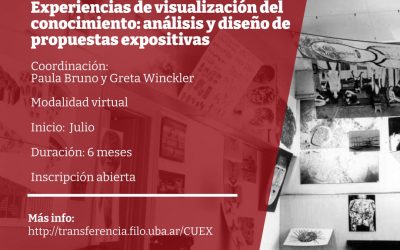 Abierta la Inscripción: Experiencias de visualización del conocimiento. Análisis y diseño de propuestas expositivas